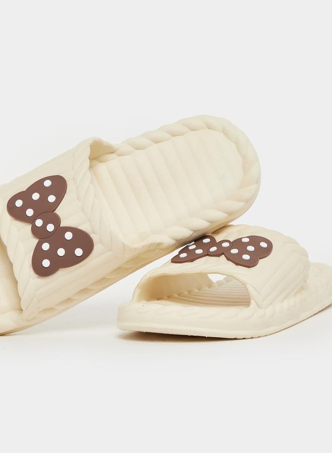 Take Two Bow Design Foam Slipper - Image 4