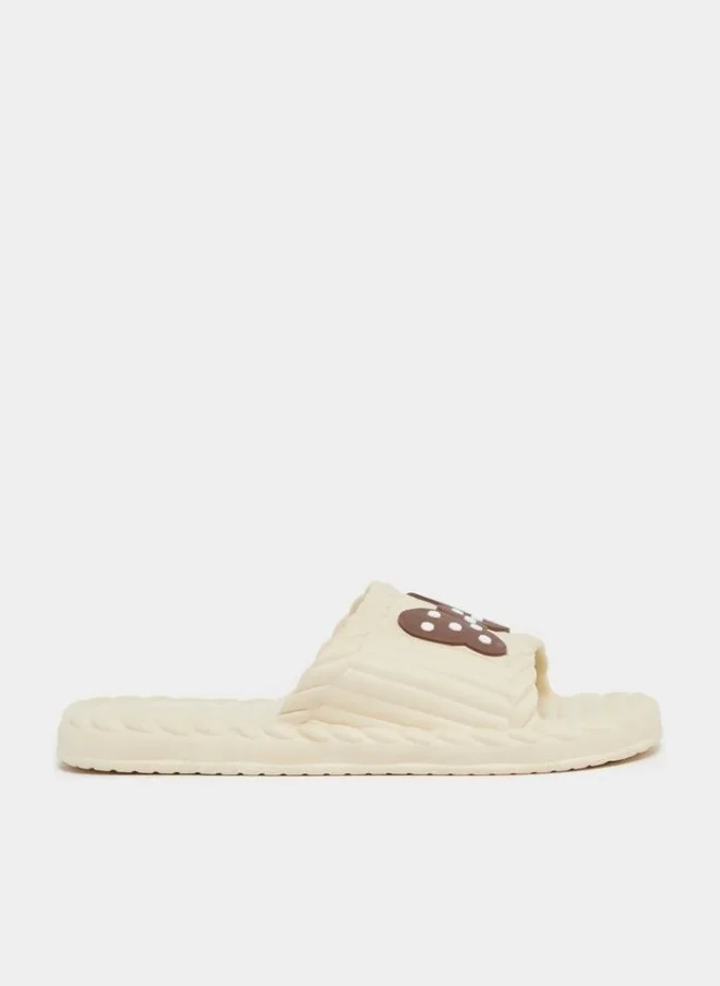 Take Two Take Two Bow Design Foam Slipper