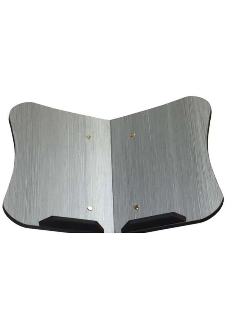 SUNDUS Quran stand Metal with a wooden head and adjustable height. - Image 3