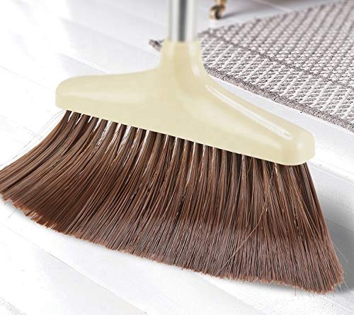 Zusaca Dust Pan and Broom and Dustpan Cleans Broom Combo with Long Handle for Dustpan Combo for Indoor Outdoor Kitchen Schools Hotel Hospital Upright Household Dust Pan with Brush Sweeping Floor - Image 4