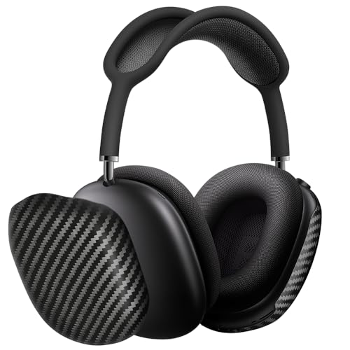 MONOCARBON Real Carbon Fiber Case for Airpods Max(2024 & 2020),Military Grade Protective Hard Cover for Apple Airpods Max Headphone from Daily Scratch,High-End Luxury Essential Accessories - Image 1