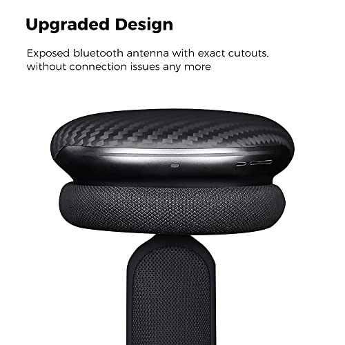 MONOCARBON Real Carbon Fiber Case for Airpods Max(2024 & 2020),Military Grade Protective Hard Cover for Apple Airpods Max Headphone from Daily Scratch,High-End Luxury Essential Accessories - Image 5