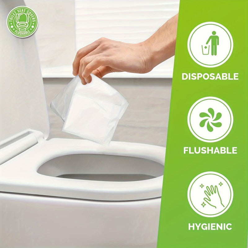 50 Disposable Toilet Seat Covers Medium Softness Durable Hygienic Travel Pack - Image 5