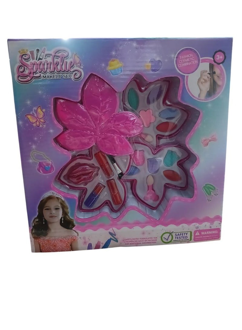 لعبة مكياج اطفال حقيقي (تاتي باللوان متعددة) - هدية عيد ميلاد مناسبة للبنات الصغيرة - لعبة الميكب - مجموعة مكياج ريال للاطفال العاب مكياج قابلة للغسل للاطفال، مجموعة طلاء اظافر غير سامة - مجموعات مكياج محمولة للأطفال للبنات، هدايا عيد الميلاد من سن 3 الي 12 سنة - مستحضرات التجميل للبنات، لعبة تجميل امنة بلاستيكية للاطفال، العاب بناتي للمكياج، يمكن تقديمها كهدية - مستحضرات تجميل قابلة للغسل، حقيقي للعب الأطفال - Image 2