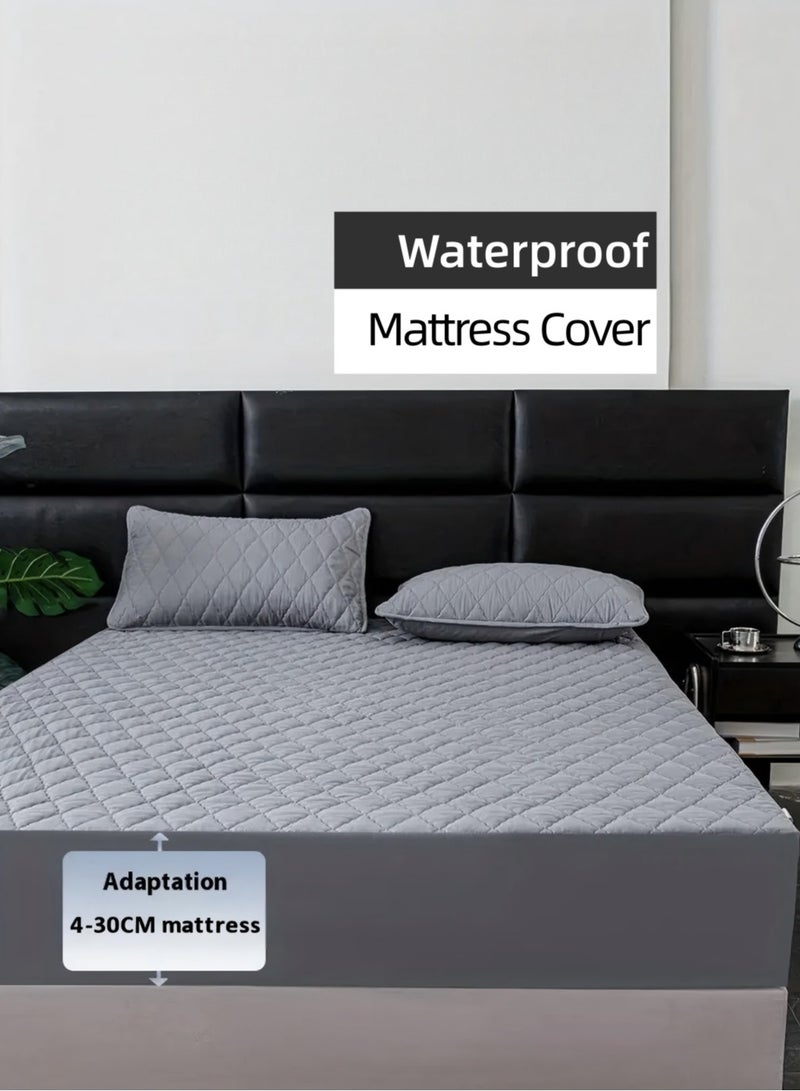 Nakhl Waterproof Mattress Protector 150*200cm，Mattress Cover, 100% Waterproof,Noiseless, Deep Pocket 30cm, Machine Washable - Image 1