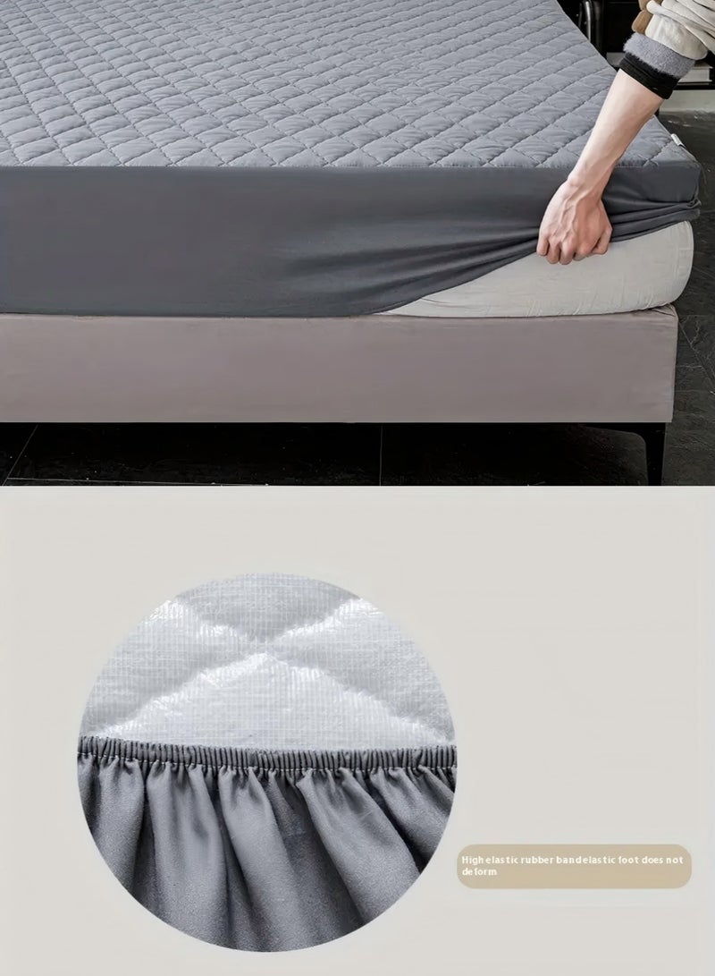 Nakhl Waterproof Mattress Protector 150*200cm，Mattress Cover, 100% Waterproof,Noiseless, Deep Pocket 30cm, Machine Washable - Image 3