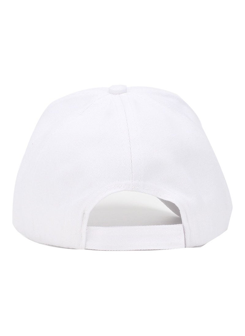 Wonder Kids Adjustable Snapback Cap with Heart Design, Comfortable Polyester, Cute & Stylish for Boys & Girls, Perfect for Outdoor Play & Everyday Wear - White - pzsku/ZCB3FB4F96964829F7395Z/45/_/1738855863/73d66347-d280-47ff-8a73-412cb59cdd81