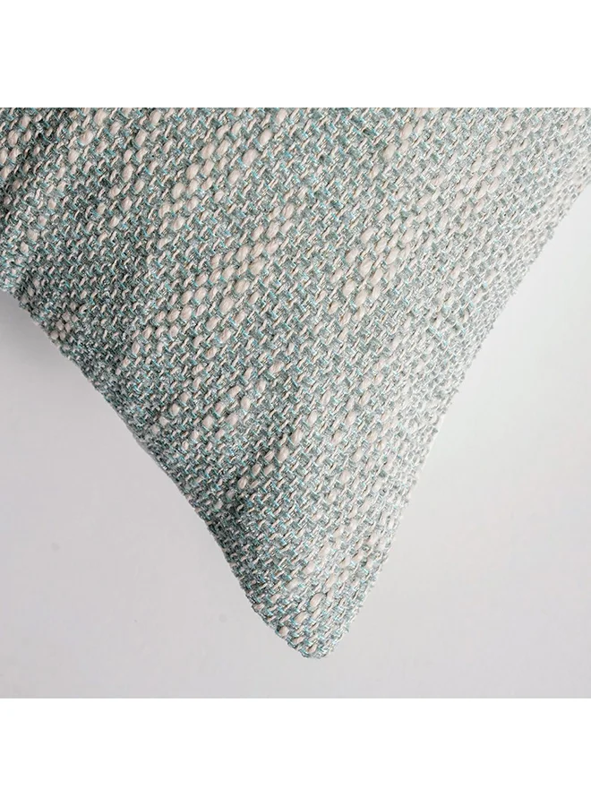 DANUBE HOME Danube Home Gleam Slub Texture Woven Cushion Cover - Grey - 45x45 cm | Cotton Couch Pillow Cover For Living Room, Bed Room