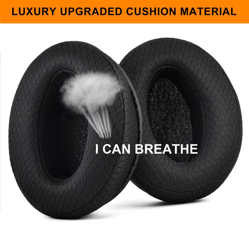 defean وسائد أذن سناهايزر بديلة متوافقة مع HD 4.50BT، 4.50، 4.50BTNC، 4.50SE، 4.40BT، 4.30G، 4.20S، 458BT، 450، 450BT، 350BT (قماش قابل للتنفس) - Image 4