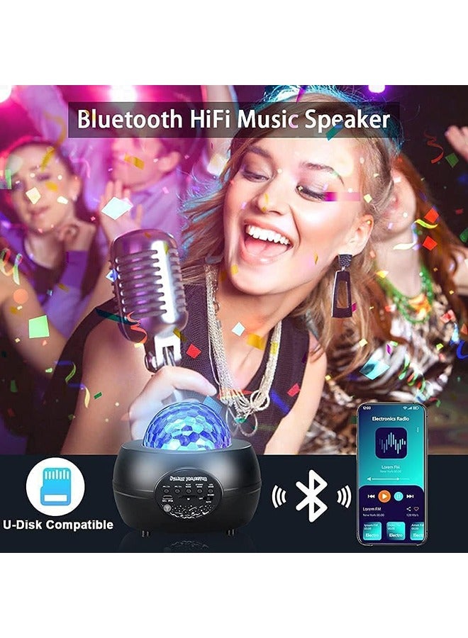 Arabest Star Projector, LED Night Light for Bedroom Ceiling,3 in 1 Laser Sky Light Projector Lamp with Bluetooth Speaker&Remote for Kids,Adults,Game Rooms,Stage,Wedding Birthday Party,Room Decoration - Image 5