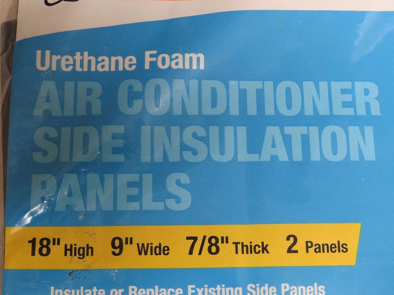 Frost King Urethane Foam Air Conditioner Side Insulation Panels, 9 x 18 x 7/8-In., 2 Panels - Image 2