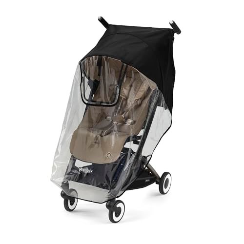 CYBEX Libelle Stroller Rain Cover Transparent Stroller Accessory Baby Travel Weather Shield - Image 1