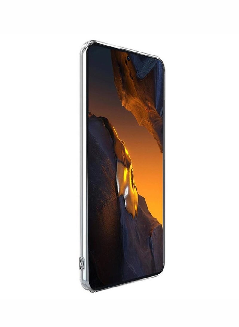 Techie جراب Xiaomi Poco F5 TPU ذو زاوية ناعمة وشفافة ومضاد للصدمات ومضاد لبصمات الأصابع وغطاء خلفي واقٍ شفاف - Image 3