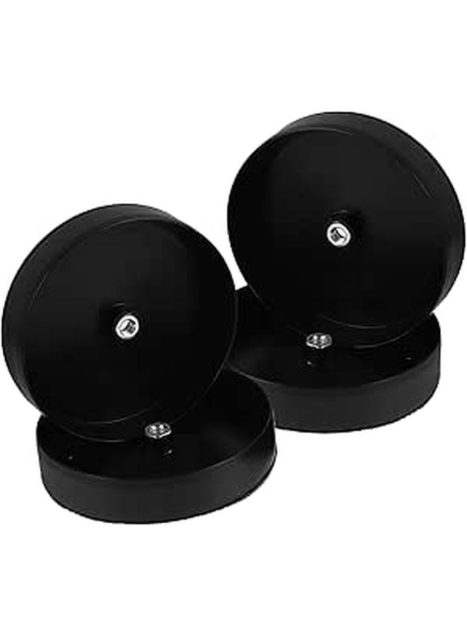 Modern Plastic Bathroom Cleaning Brush Holder Set Of 4 With Sturdy Base Organizer - Image 1