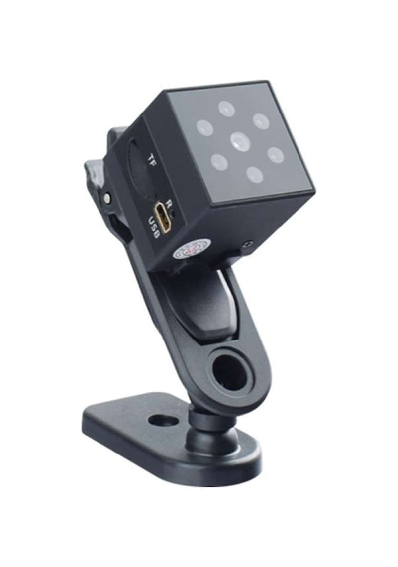 1080P Sports Camera: Grey Durable Portable Design - Built-In Night Vision Infrared Technology Web Camera for Sports Action Recording, Video Calls, Online Meetings - Image 1