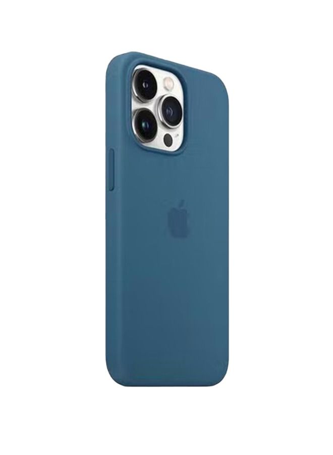 TEAM LUXURY Silicone Protector Cover For Iphone 13 Pro Case With MagSafe Blue  - Image 2