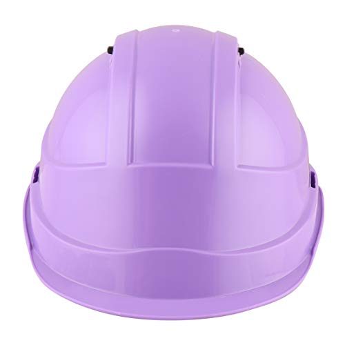 KARAM PN542 Safety Helmet for Men Industrial & Construction Helmet | Ratchet Type Adjustment with Adjustable Chin Strap | Ventilation & Side Slot for Attachment | EN Certified Hard Hat | Violet - Image 4
