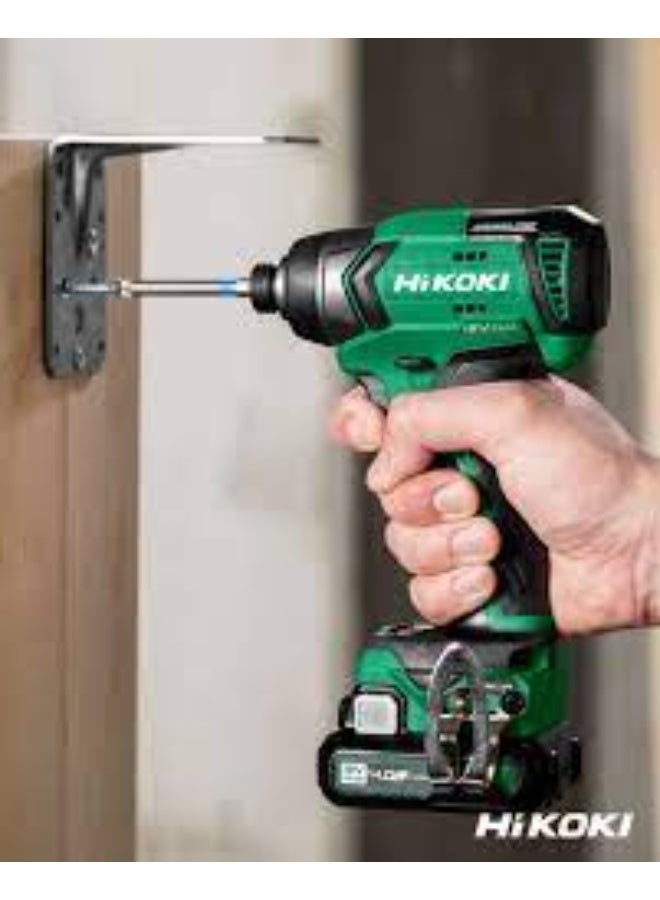 Hikoki 36V Cordless Impact Driver, 2.5Ah Li-Ion Battery, Brushless Motor, 210Nm Torque, Ultra-Light 1.3kg, Compact & Durable – Model WH36DCWRZ - Image 1