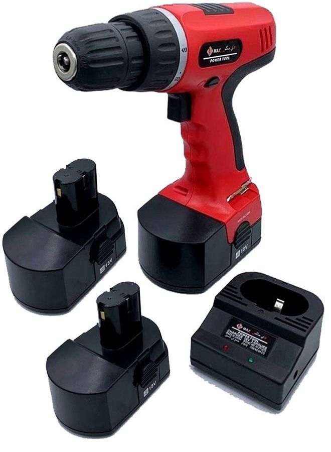 هايماكس دريل لاسلكي 2 بطارية 18 فولت مع شنطة - Image 2