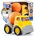 PLAY EcoFriendly Cement Mixer Toy Truck USDA Certified No BPAPhthalatePVC Recycled Bioplastic Construction Vehicle Gift for Boy Girl Fine Motor Skills Car Toys - Image 2