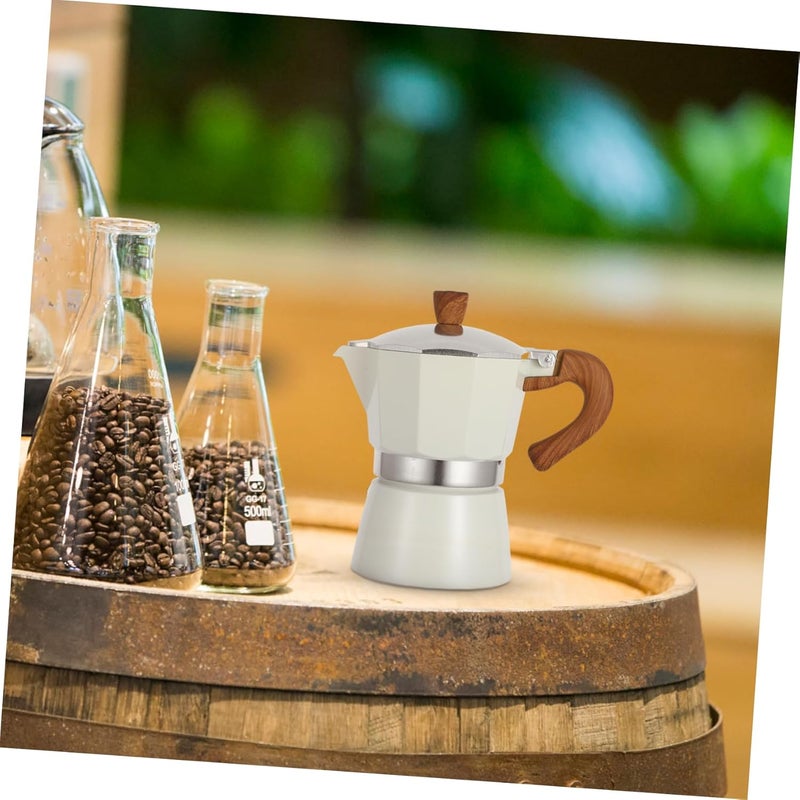 ABOOFAN Handcrafted Espresso Coffee Maker 6-Cup Stovetop Coffee Pot Food-Grade Aluminum for Home Brewing for Lovers - Image 4