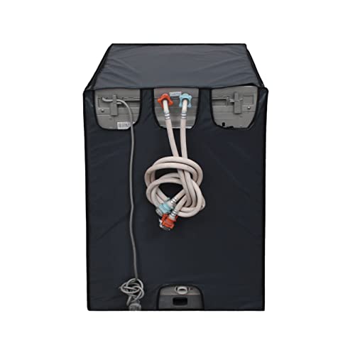 Wings Star Washing Machine Cover for Bosch 7.5 Kg Fully-Automatic Front Load WAJ2446DIN - Waterproof & Dustproof Cover Grey - Image 5