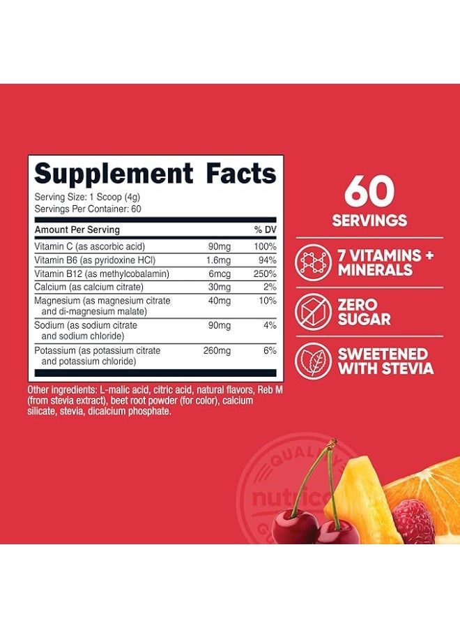 Nutricost, Electrolytes, Advanced Hydration Complex, Fruit Punch, 8.4 oz (234 g) - Image 2