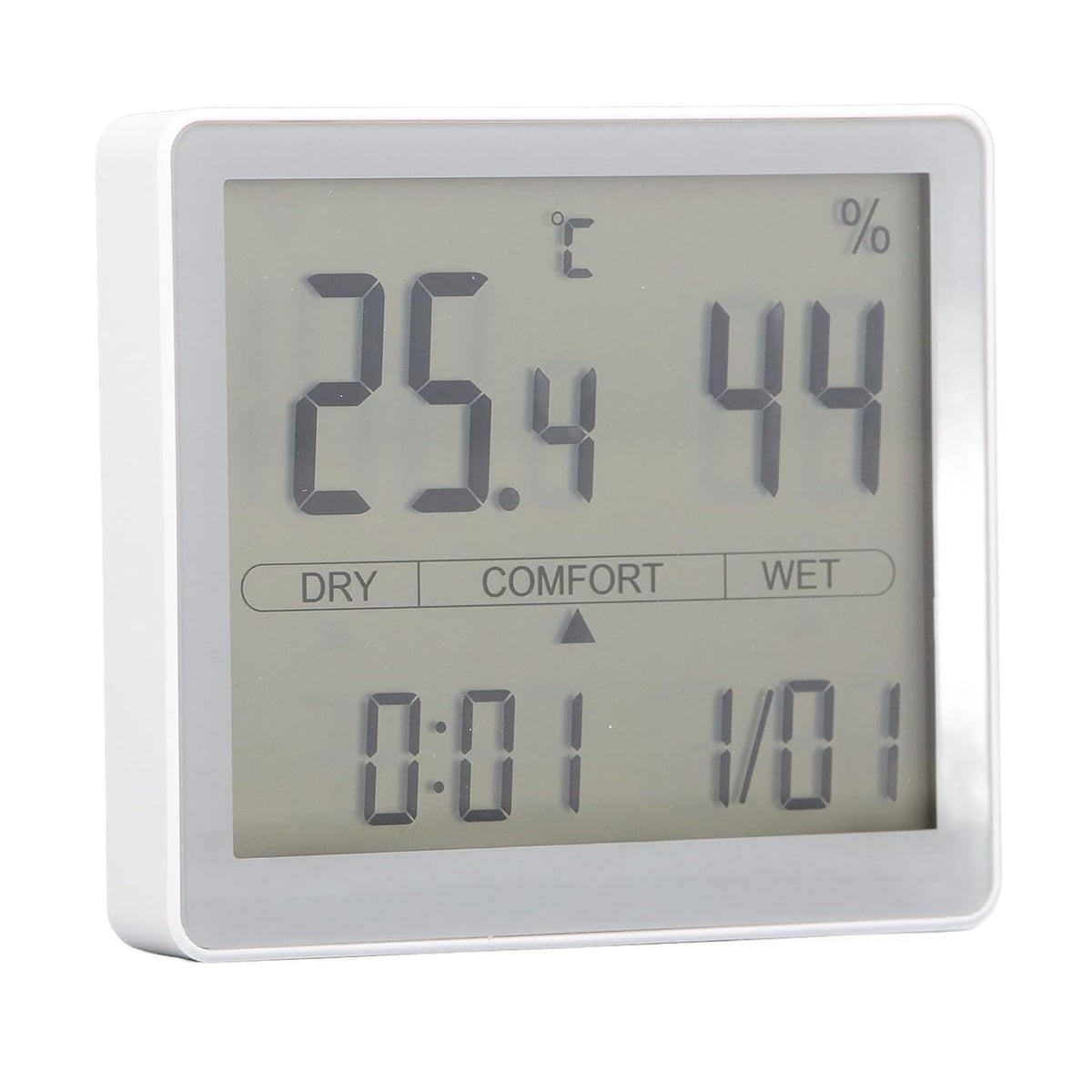 Generic Large Screen Temperature Humidity Monitor with Comfort Prompt ...