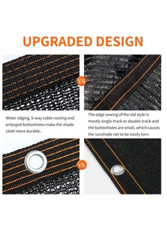 Beauenty 90% UV-Blocking Shade Cloth 3x4m for Greenhouse, Patio, and Outdoor Plants, Durable Sun Shade Net with Grommets  - Image 2