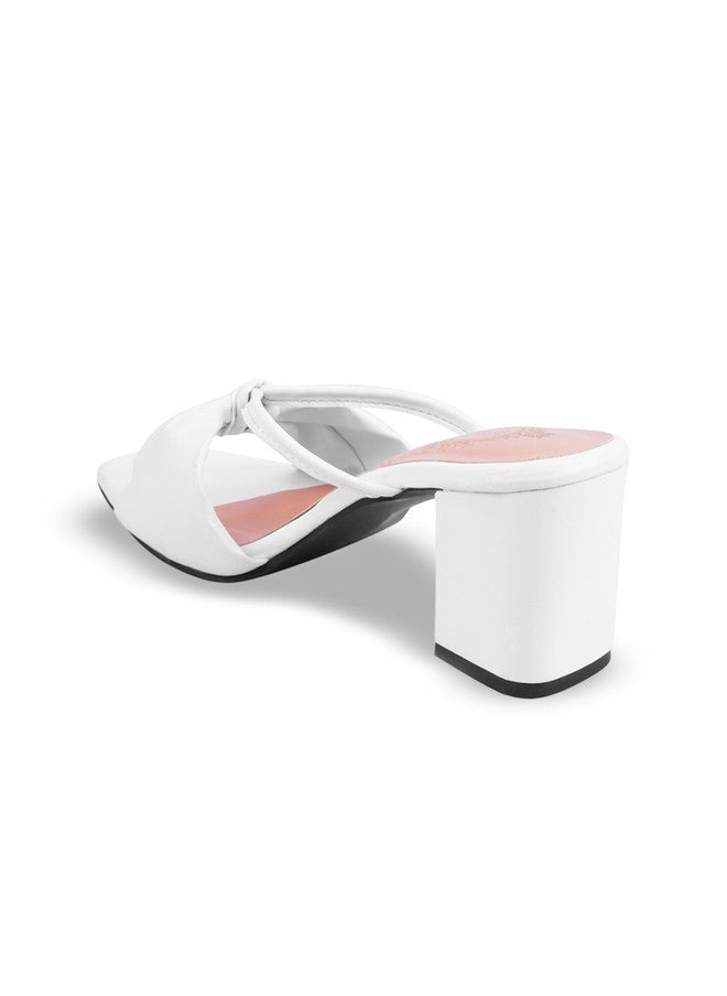 Shoetopia Women & Girls detailed Strap Stylish Fashion Sandal Block Heels - Image 3