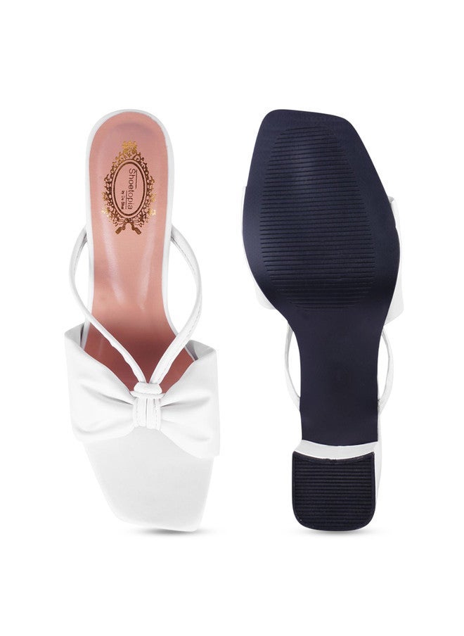 Shoetopia Women & Girls detailed Strap Stylish Fashion Sandal Block Heels - Image 5