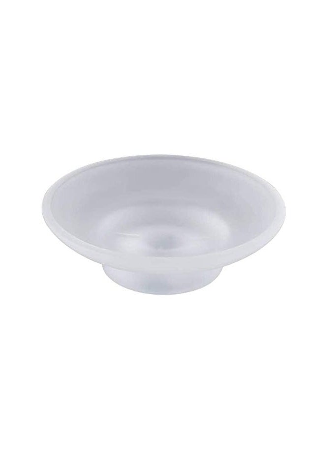 Generic - Glass Soap Dish, Round Design, Keeps Soap Dry and Hygienic, Easy Clean Bathroom Accessory - Image 1
