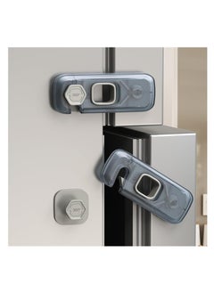 Hihonor Fridge Locks for Toddlers, Child Proof Refrigerator Lock,  Baby Safety Cabinet Locks for Cabinets (5 Pcs)  - Image 1