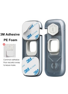 Hihonor Fridge Locks for Toddlers, Child Proof Refrigerator Lock,  Baby Safety Cabinet Locks for Cabinets (5 Pcs)  - Image 2