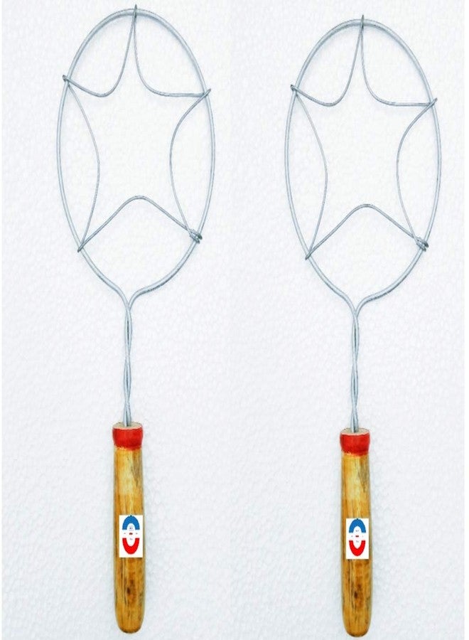 SU Super Quality Roti Chapati Toster Grill with Wooden Handle -2 Prices