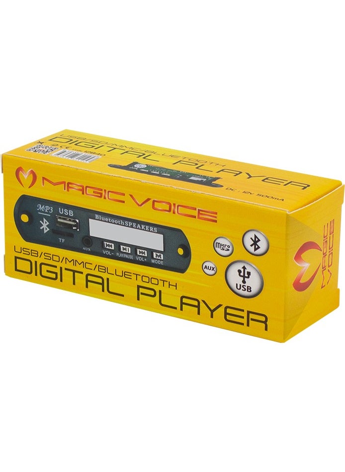 Magicvoice - USB SD Card MMC Bluetooth Digital Player M515 Tape Converter Board Remote Control - Image 1