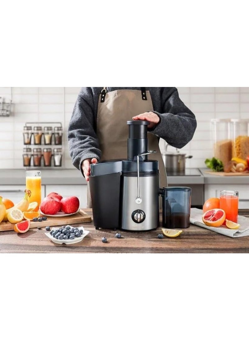 Vestal Juicer 800W – Electric Fruit & Vegetable Juicer with Feed Chute, Stainless Steel Filter, 2 Speed Settings, Easy Clean - Image 3