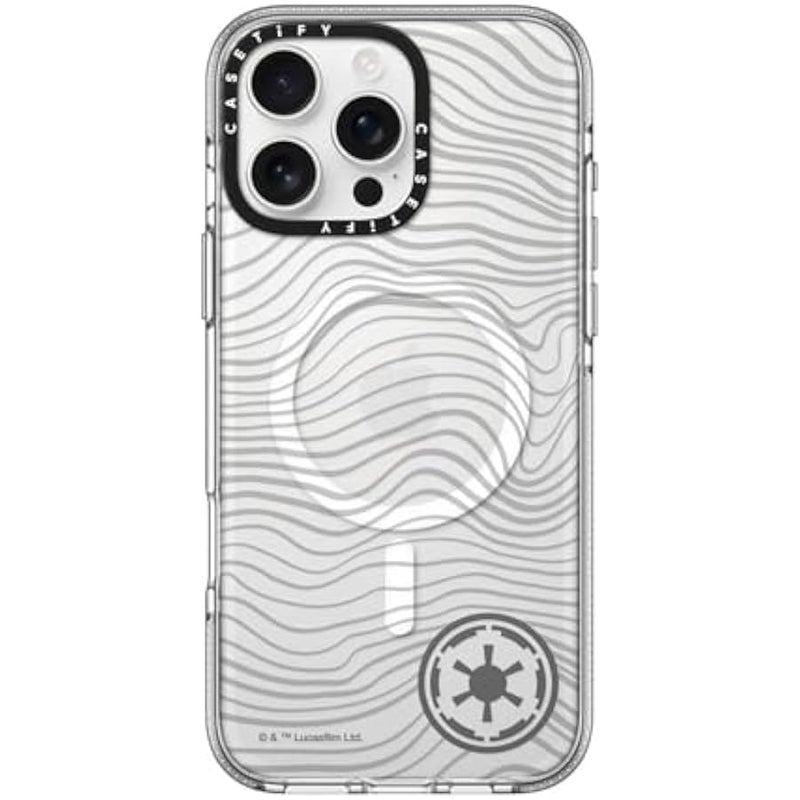 Casetify Clear iPhone 16 Pro Max Case 【Mandalorian Co-Lab/Not Yellowing / 6.6ft Drop Protection/Compatible with Magsafe】 - Beskar Ingot Case - Clear - Image 1