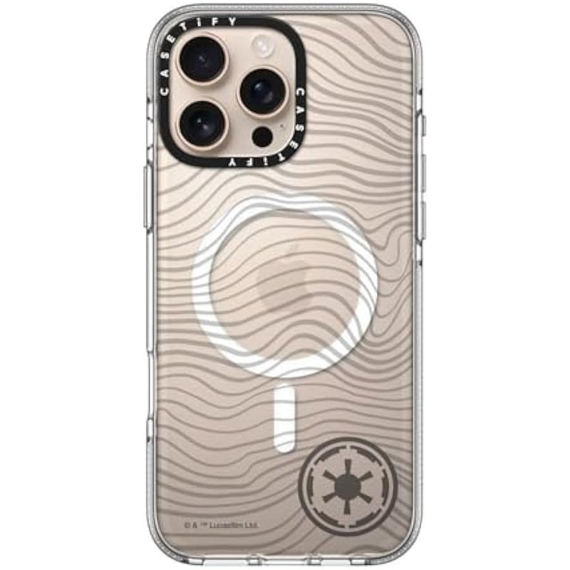 Casetify Clear iPhone 16 Pro Max Case 【Mandalorian Co-Lab/Not Yellowing / 6.6ft Drop Protection/Compatible with Magsafe】 - Beskar Ingot Case - Clear - Image 4