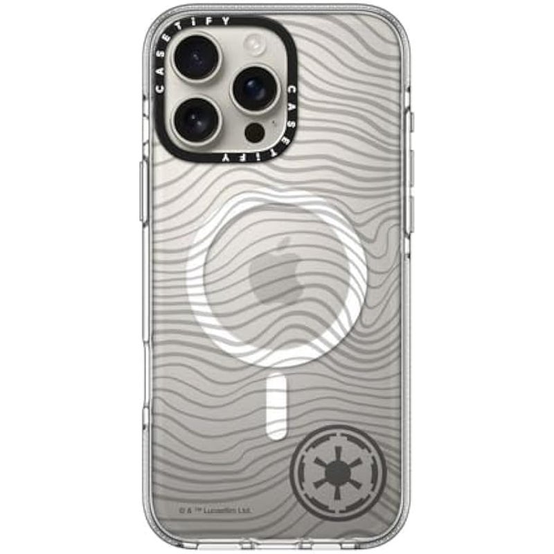 Casetify Clear iPhone 16 Pro Max Case 【Mandalorian Co-Lab/Not Yellowing / 6.6ft Drop Protection/Compatible with Magsafe】 - Beskar Ingot Case - Clear - Image 3