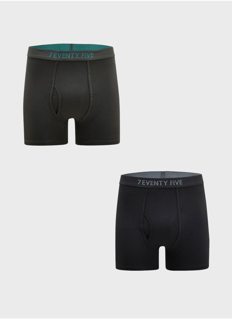 Seventy Five Basics Pack Of 2 Boxers  - Image 1