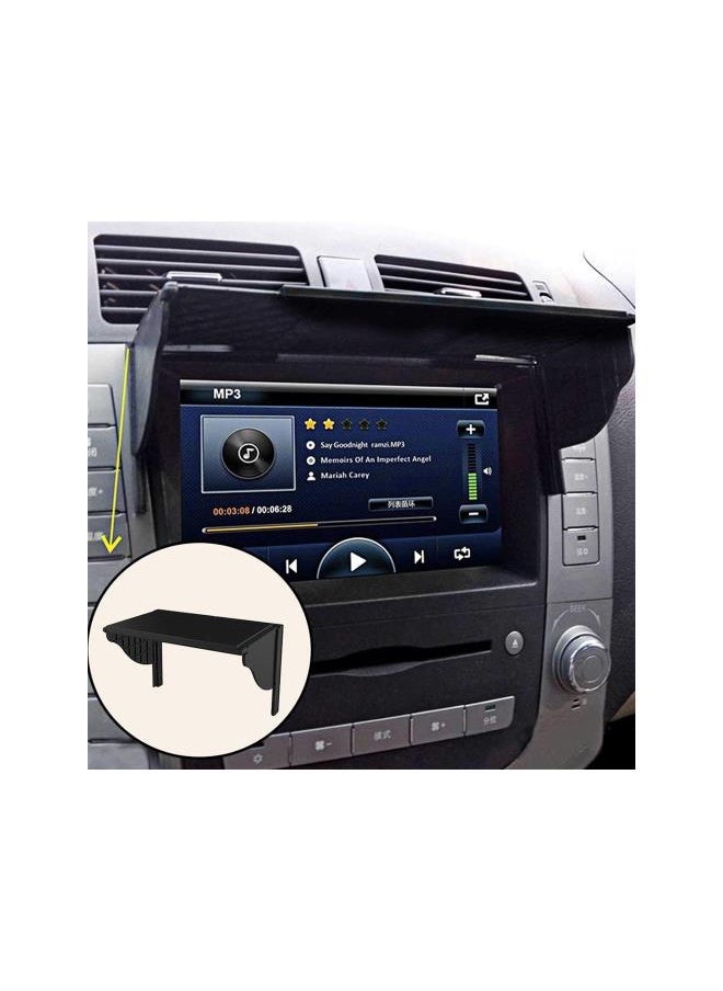 silvercnc - GPS Navigation Sun Shade Visor Universal Car Navigation Sun Shade Visor GPS Sun Shade Cover Anti Glare and Reflection Suitable for Various Models Chic - Image 1