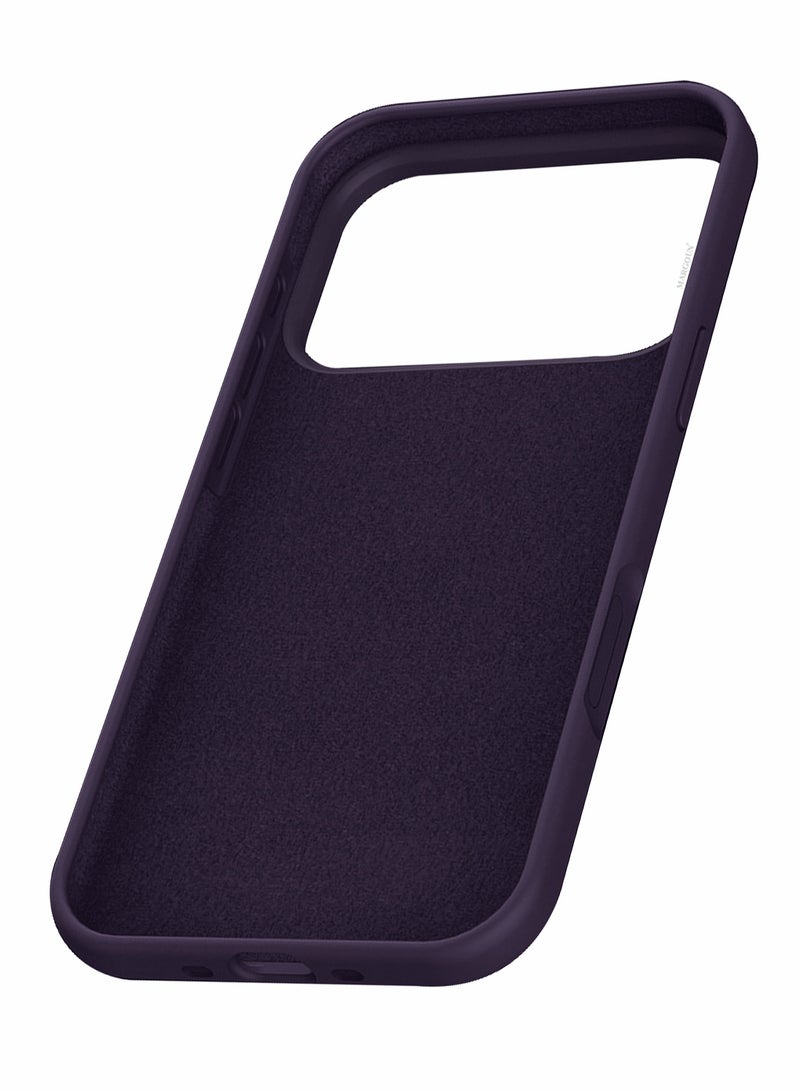 CATANES Silicone Protective Phone Case for iPhone 17 Pro - Soft Anti-Scratch Microfiber Lining Ultra Slim Drop Protection Phone Cover - Purple - Image 5