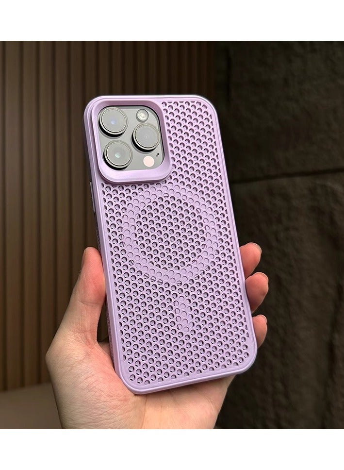 cas:pace Honeycomb structure magnetic heat dissipation mobile phone case | Supports MagSafe wireless charging | Suitable for iPhone Pro Max series | Special for summer - Image 2