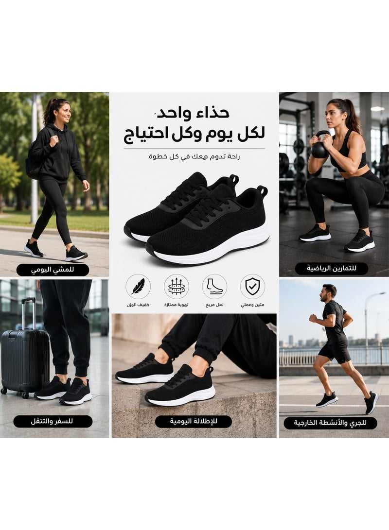 Unisex Casual Lace-Up Sneakers (Size 38) – Lightweight, easy to wear, comfortable sole, and modern design. - Image 5