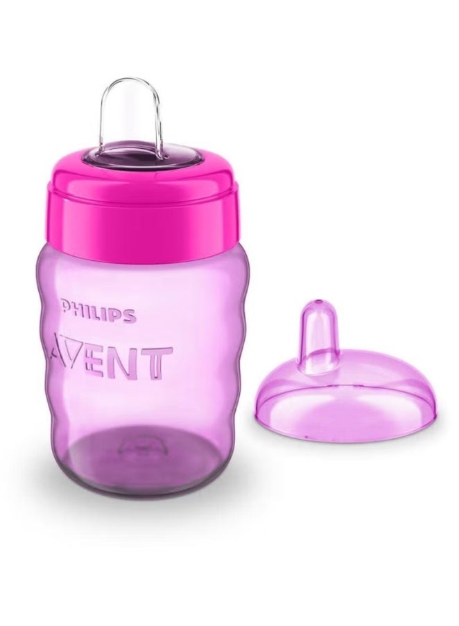 فيليبس كوب فيليبس الكلاسيكي المصنوع من السيليكون الناعم من أفينت | 260 مل | وردي/بنفسجي | 9 أشهر فأكثر | SCF553/03 - Image 3