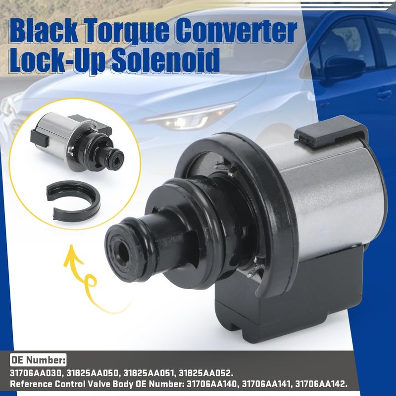 SJDYYMX Black Torque Converter Lock-Up Solenoid for Subaru 2012-2023 - Image 2