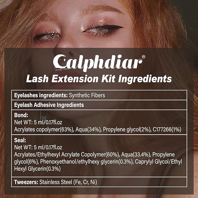 Brown Cluster Lashes Kit Fluffy Eyelashes Individual Kit D Curl Lashes Individual Cluster 1018MM with Lash Bond and Seal Lash Tweezers Eyelash Extension Kit 50D70D Brown Lash Cluster Kit DIY at Home