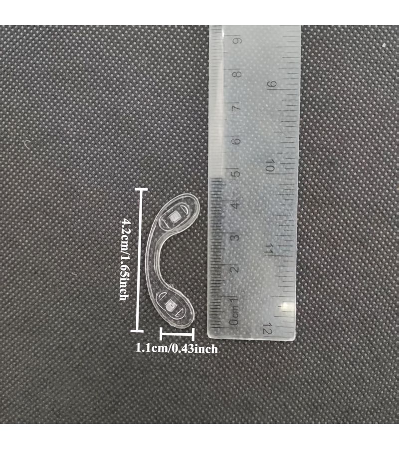 8Pcs Soft Non Slip Comfortable Eyeglass Nose Pad Stress Relieving Anti Indentation Bridge - Image 3