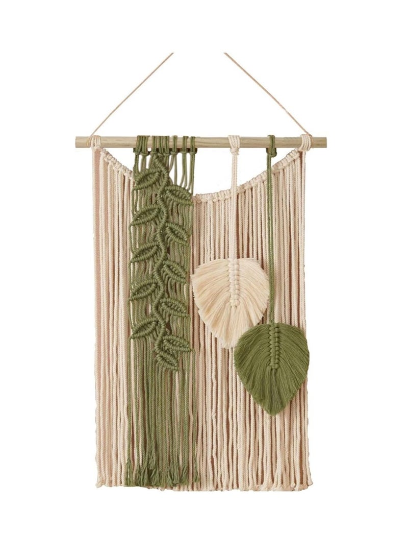 عام حائط مغطى بالدانتيل، فن جدار صغير منسوج، تزيين فن الجدار اليدوي من الخيوط المكرملة، تزيين جدار فن للديكور البوهيمي للمنزل، الشقة، الغرفة، وزينة الحفلات - Image 1